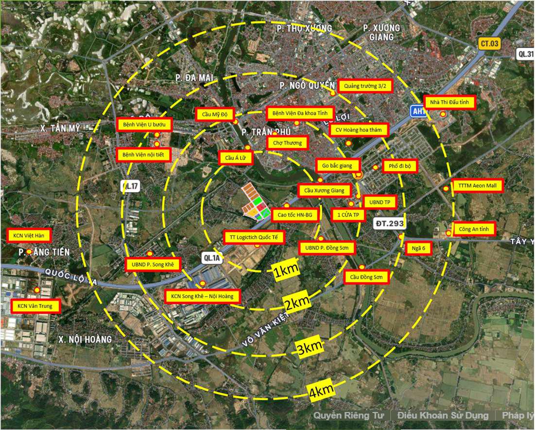 liên kết vùng dự án the metropolitan bắc giang